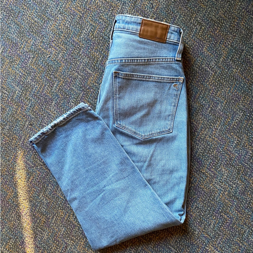 Madewell curvy classic straight jeans